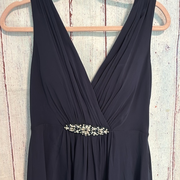 NWOT Eliza J Embellished High/Low Chiffon Dress - Picture 9 of 15